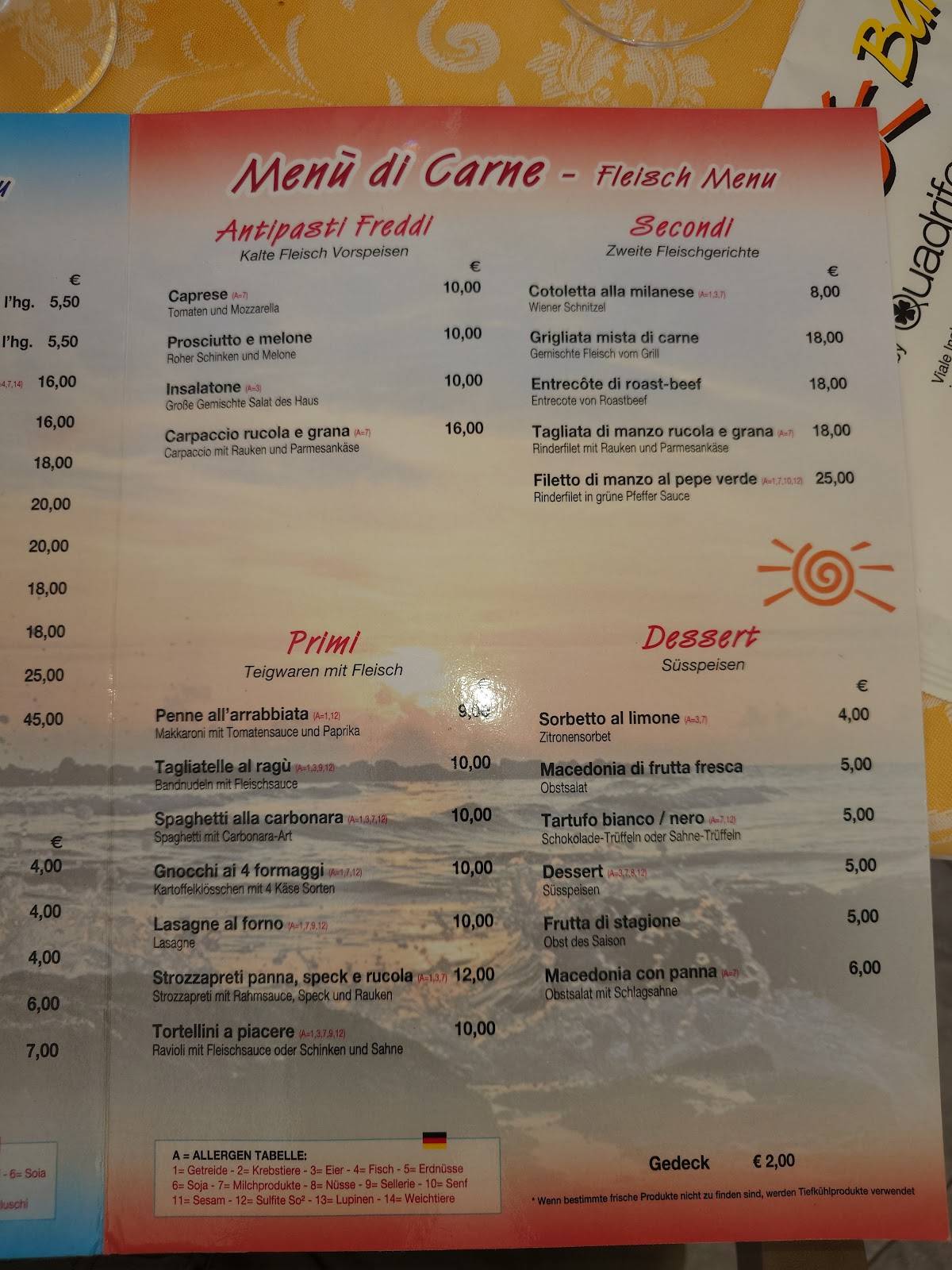 Menu di Ristorante Eskobar