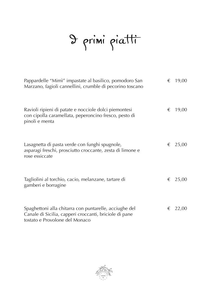 Menu di Ristorante Europa 92 Ristorante Pavarotti 