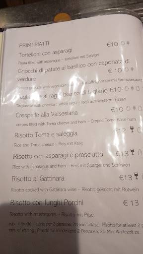 Menu di Ristorante Fraliba 