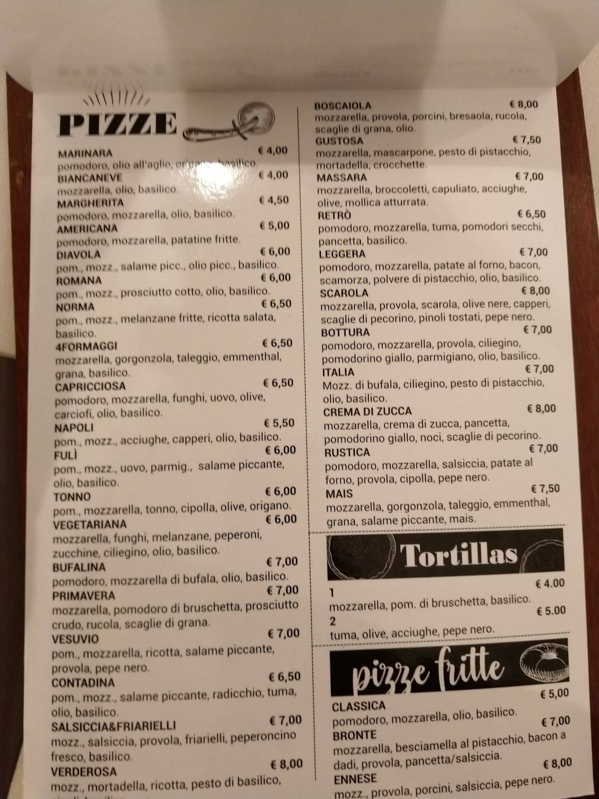 Menu di Fulí 