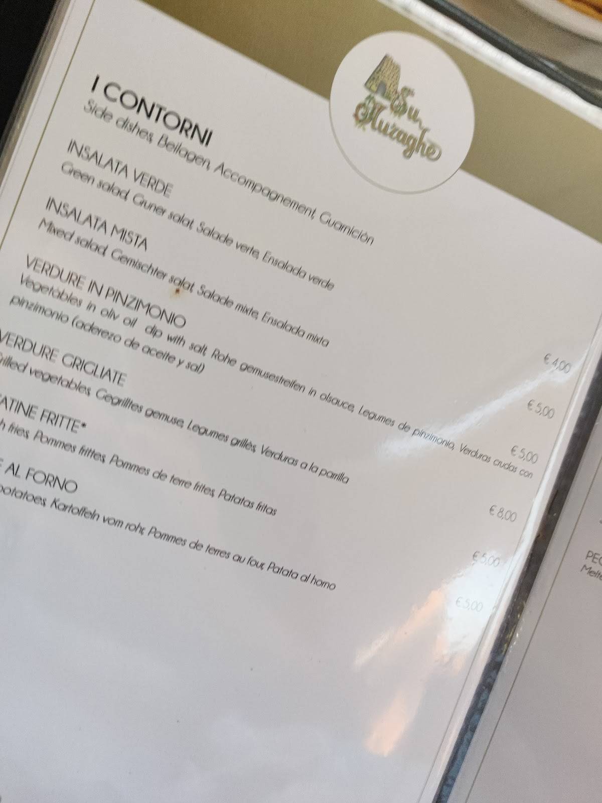 Menu di Ristorante Rocca 'ja 