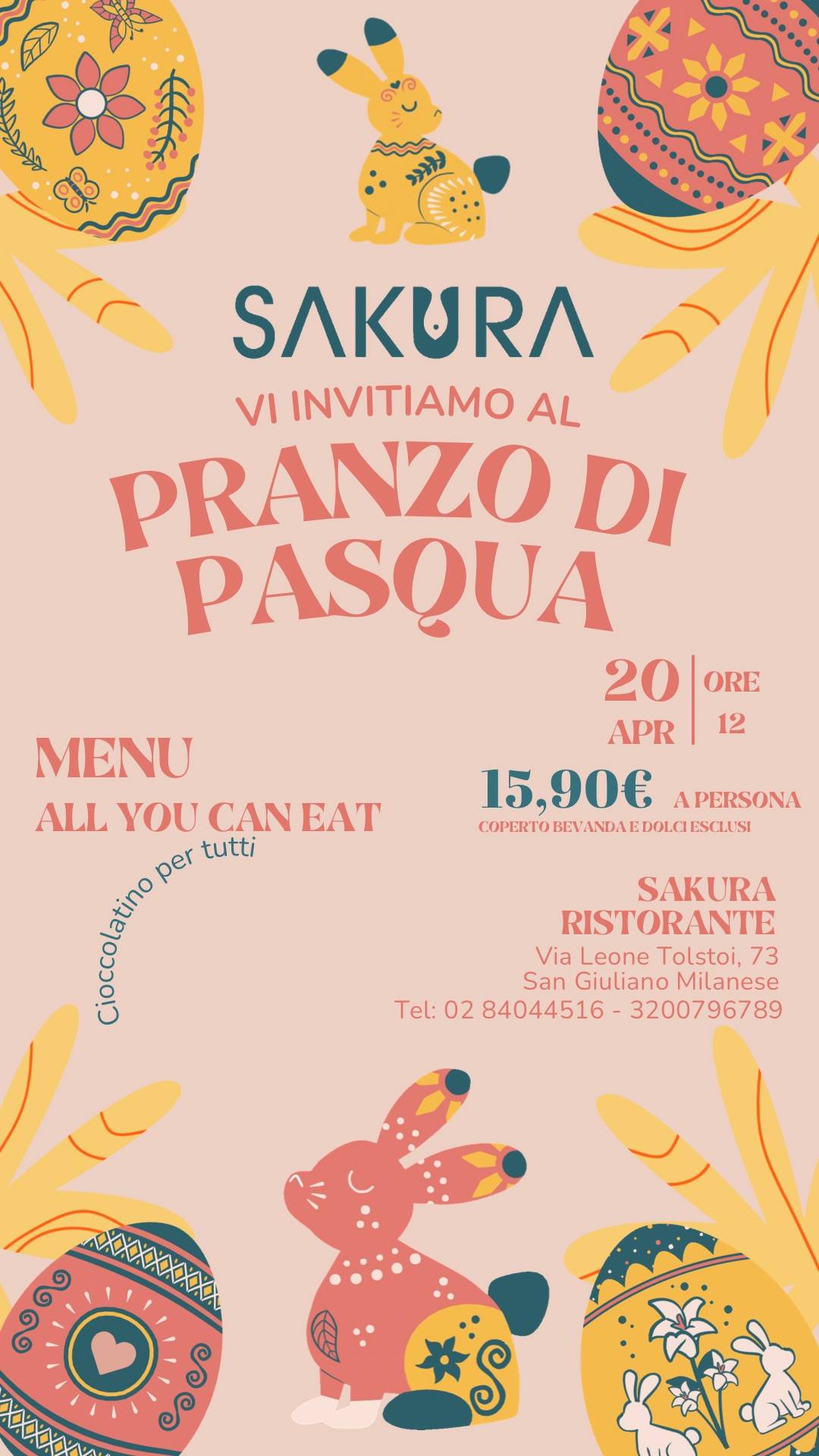 Menu di Ristorante Sakura - Sushi San Giuliano Milanese 