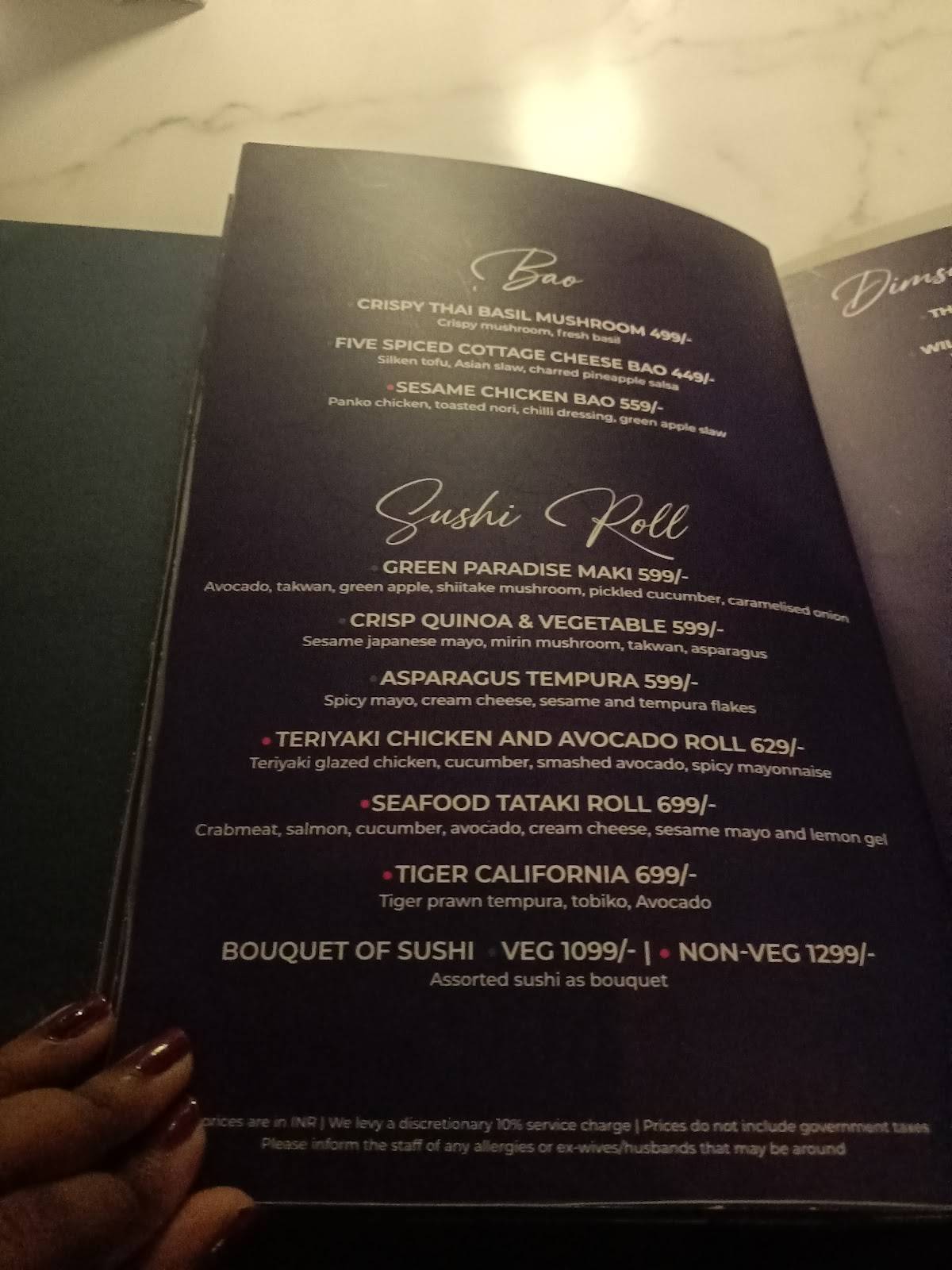 Romeo Lane Lucknow menu
