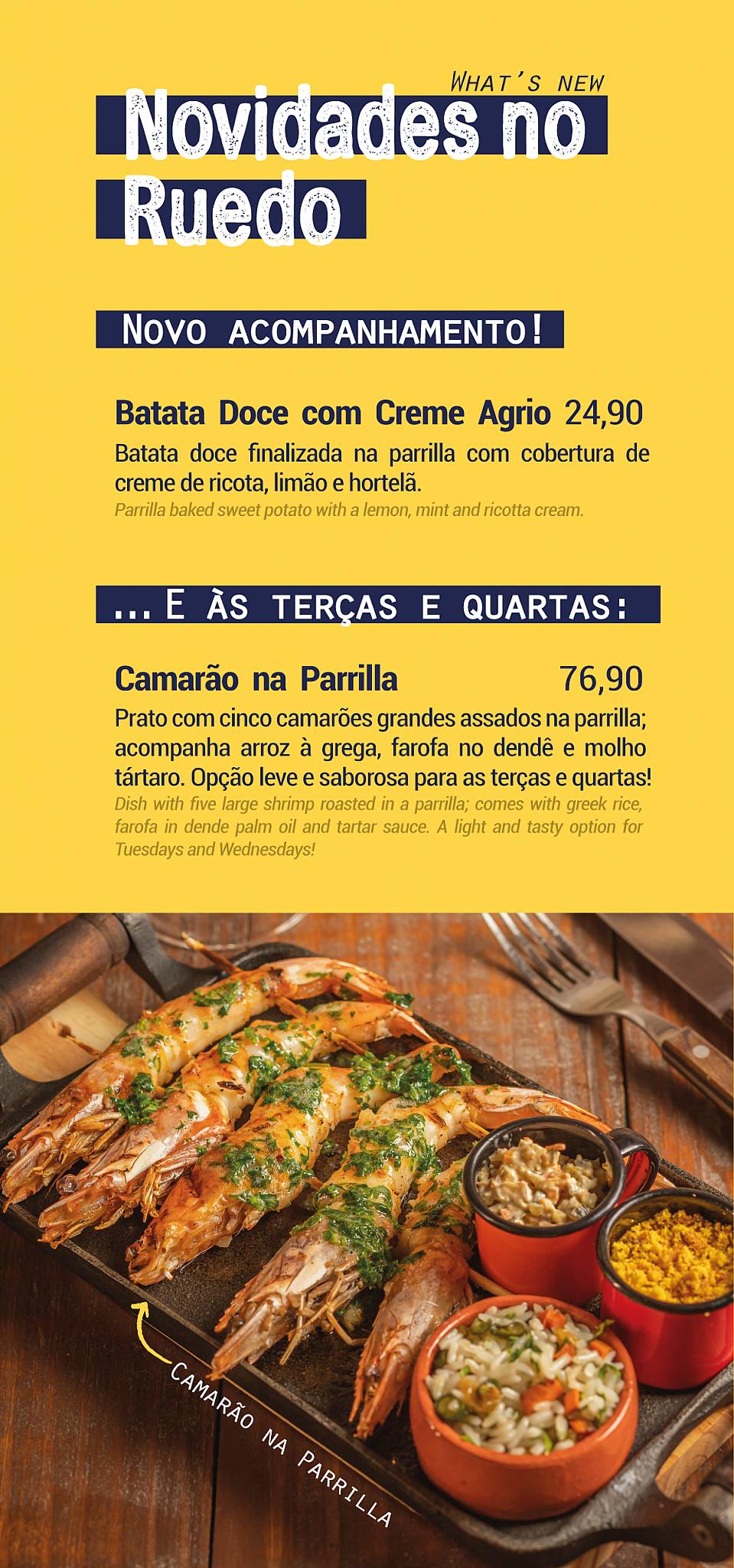 Ruedo Carnes cardápio