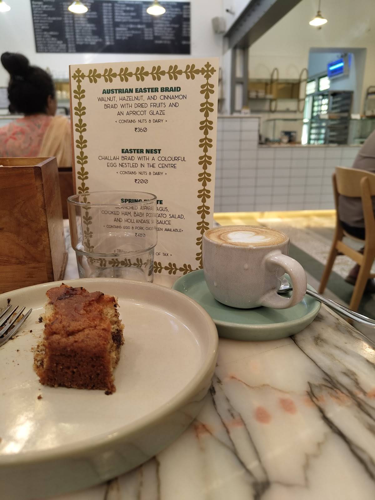 SAPA Sourdough & Pastry menu