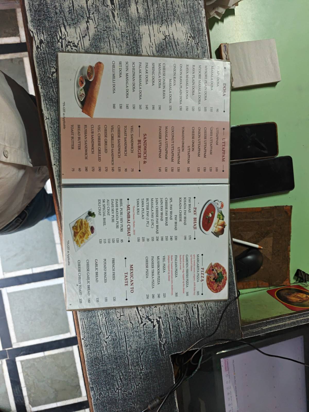 Sai Krishna Restaurant menu