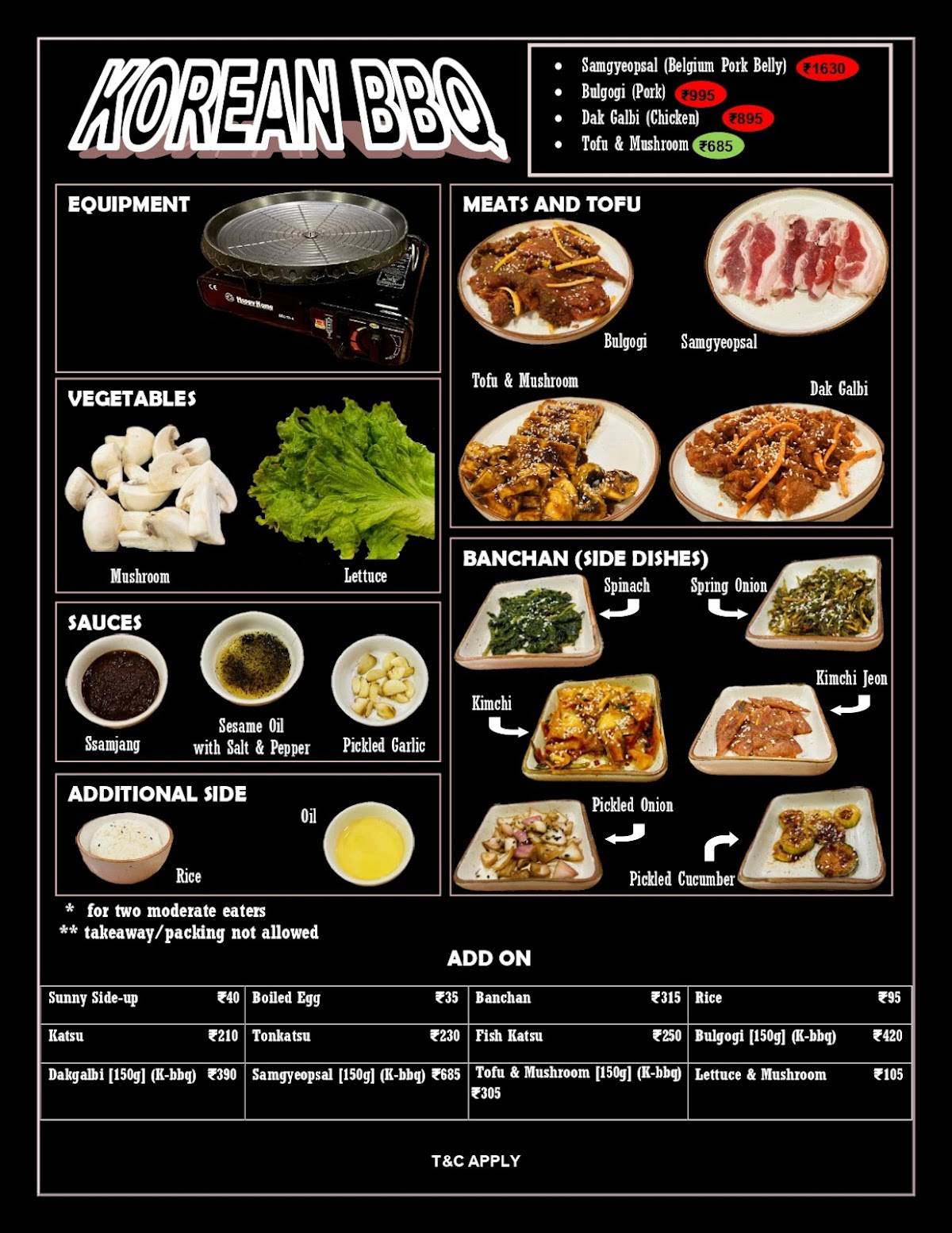 Scoody menu
