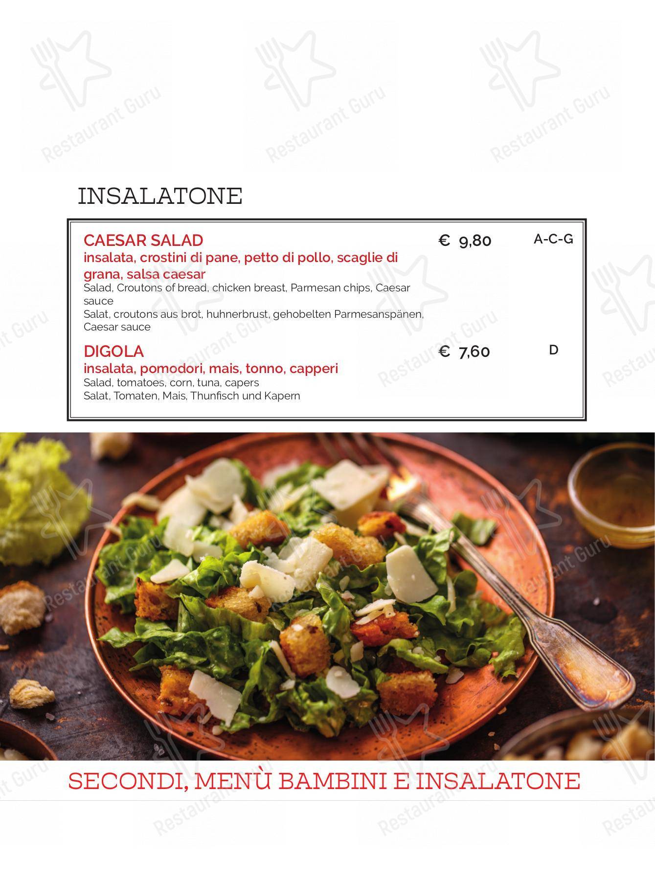 Menu di SKIBAR SAPPADA RISTORANTE PIZZERIA HAMBURGERIA GOURMET asporto - Takeaway Menu