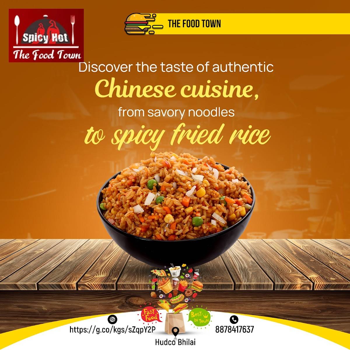 (Spicy hot )The Food Town menu