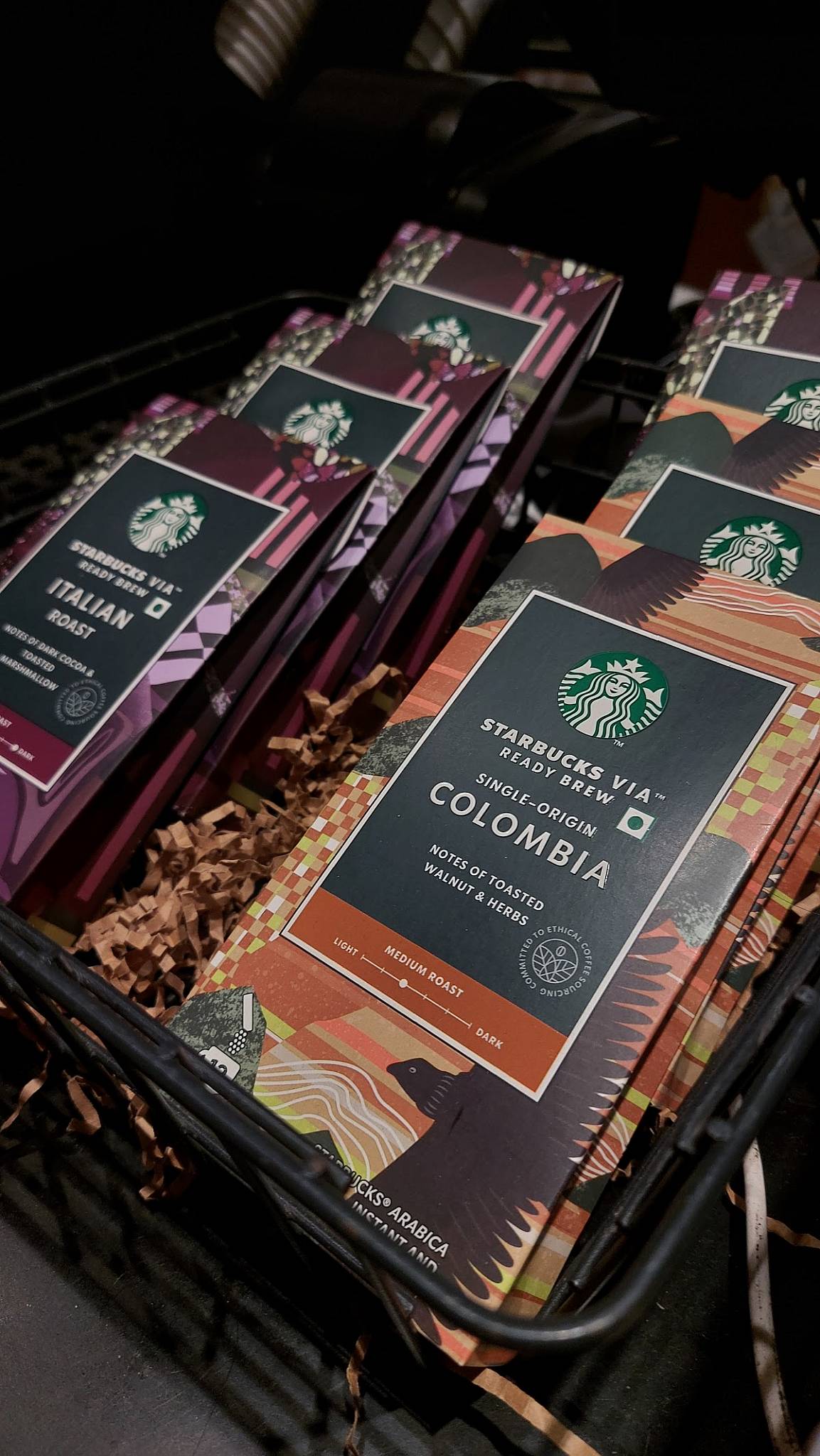 Starbucks menu