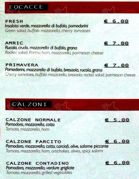 Menu di Stella di Juliette 