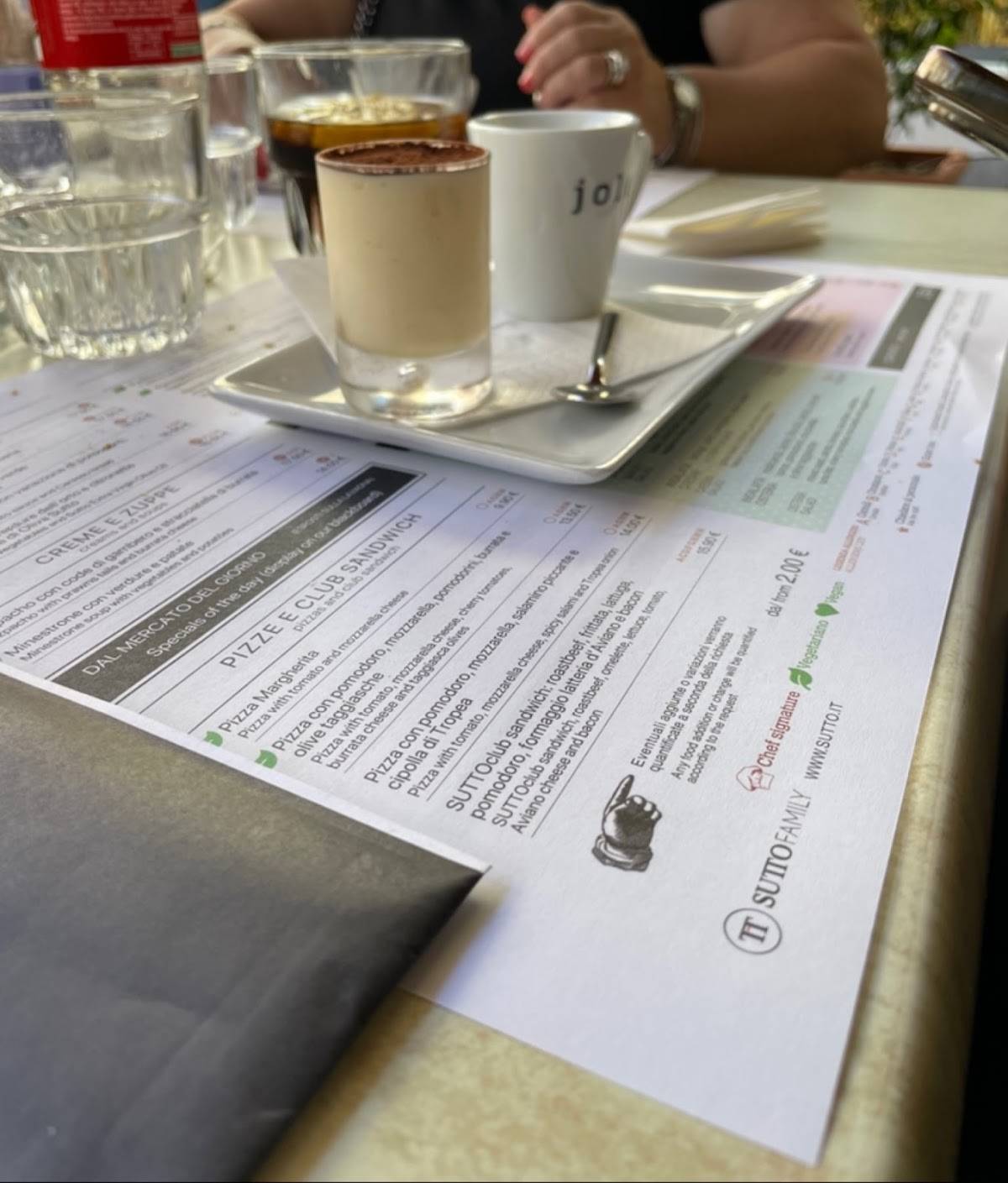 Menu di Sutto Caffè 