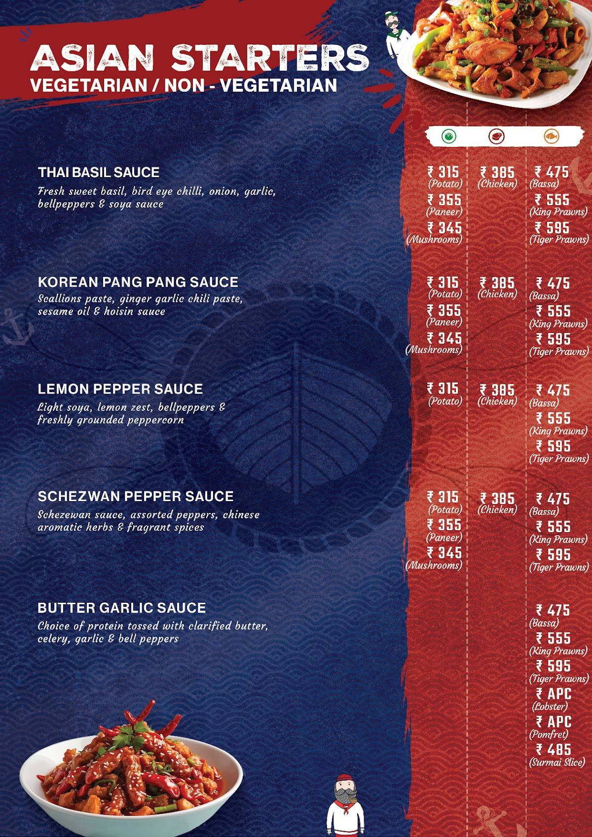 TBC The Boat Club Restaurant and Bar Mira Road menu