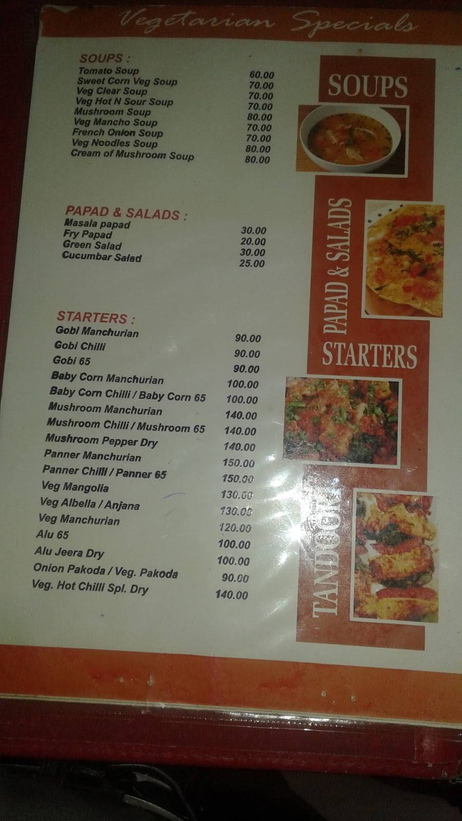 Menu at THE HOT BREADS, Ballari