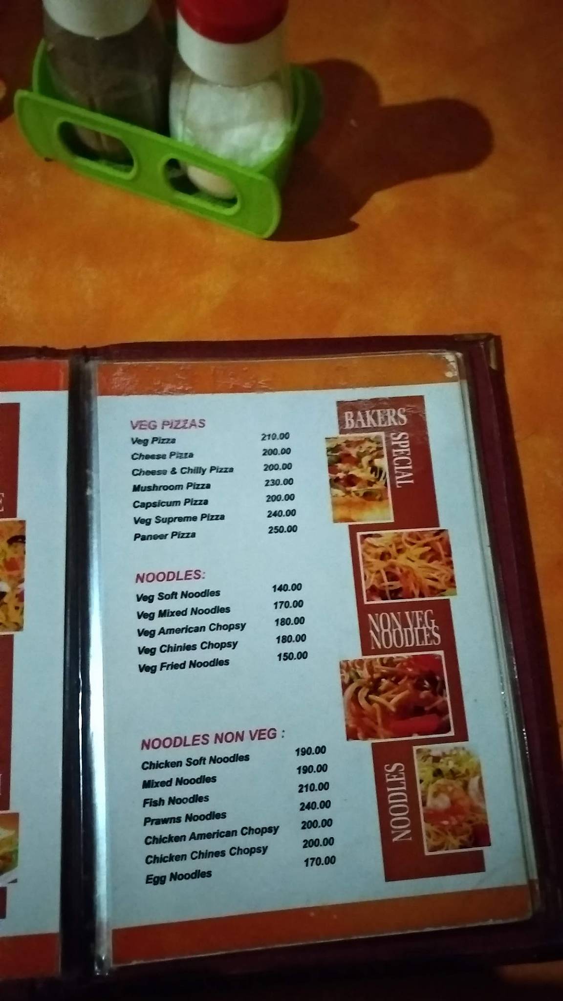 Menu at THE HOT BREADS, Ballari