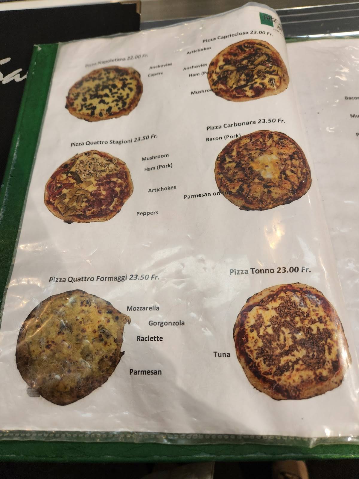 Menu di Take Away 191 