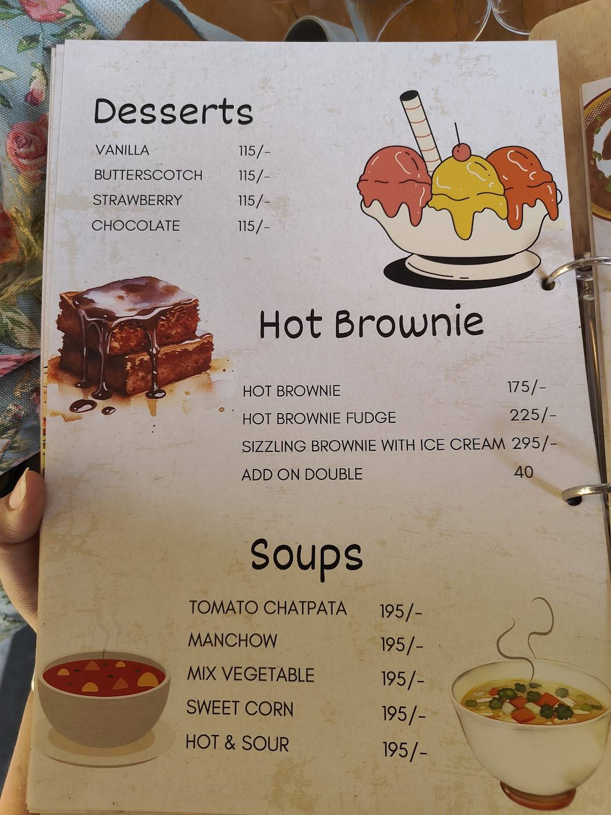 Tea Connect menu