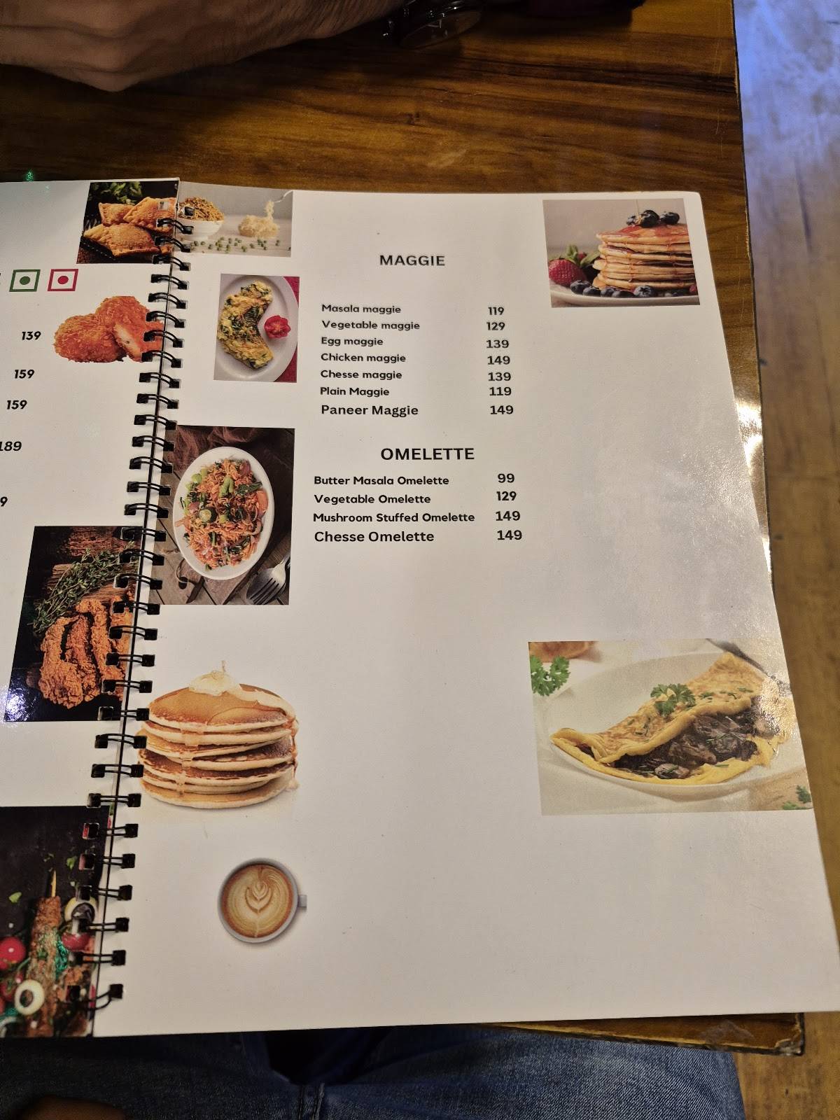 TREE HOUSE CAFE menu