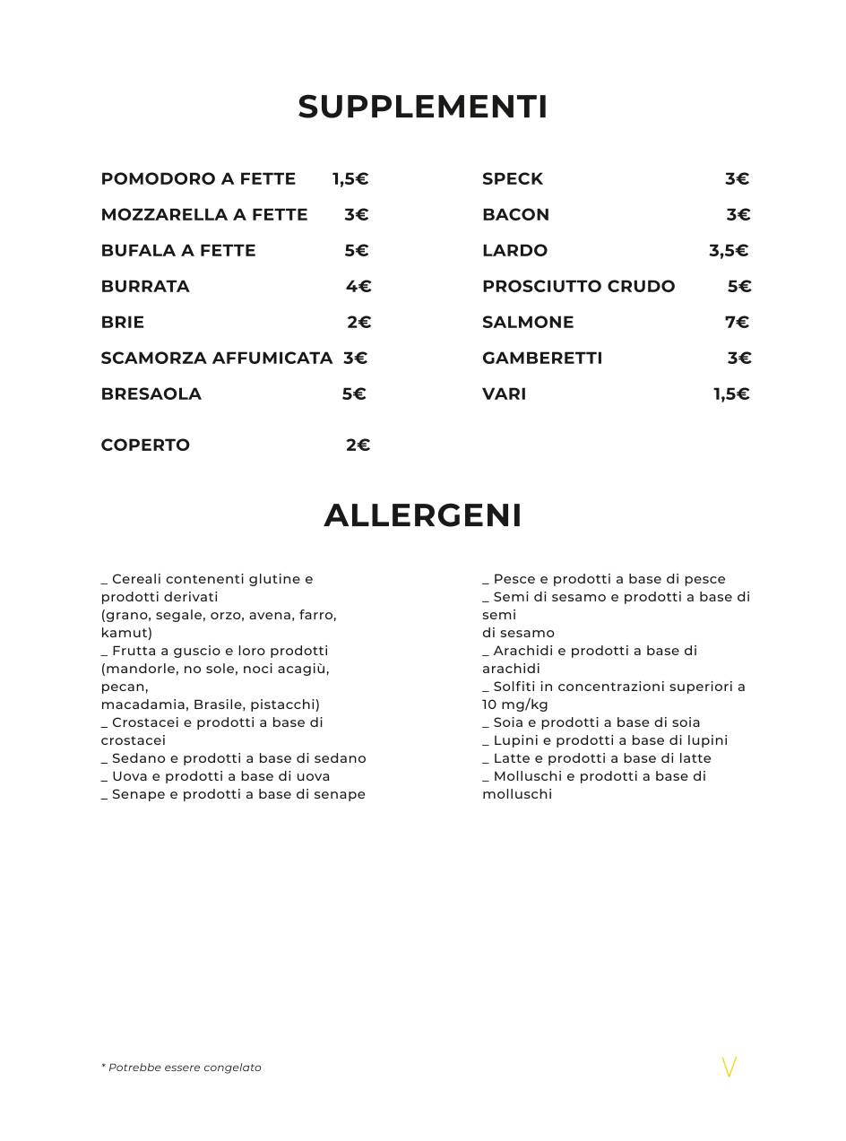 Menu di Vico Equense 