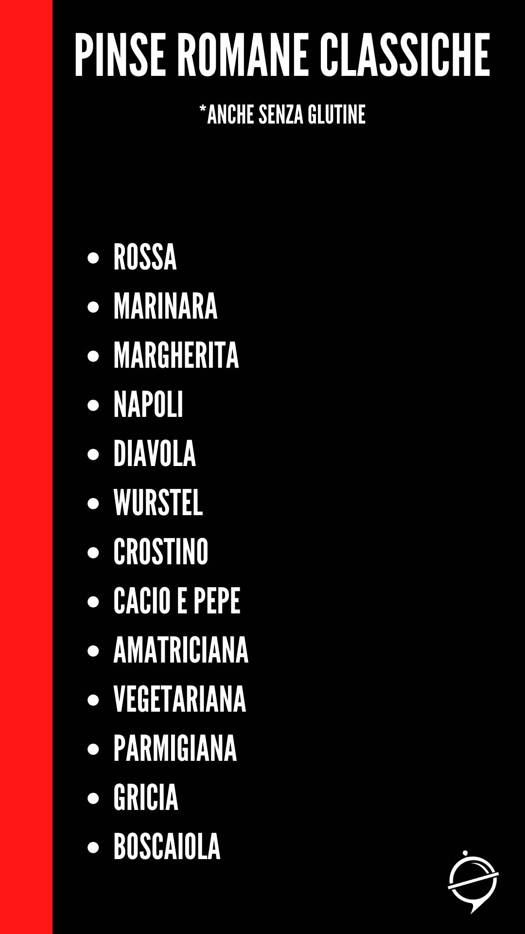 Menu di Zero Punto Zero 