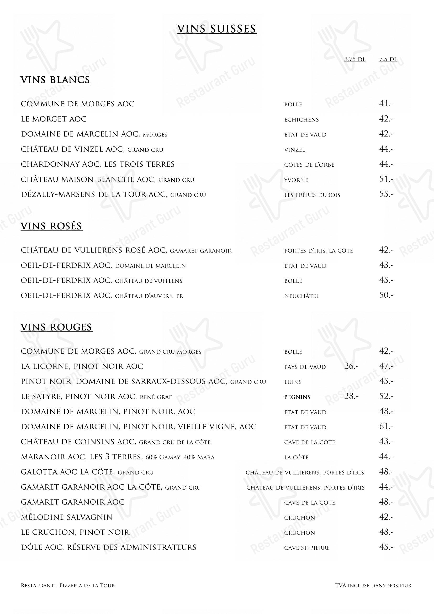 Детское per Restaurant de la Tour in Morges