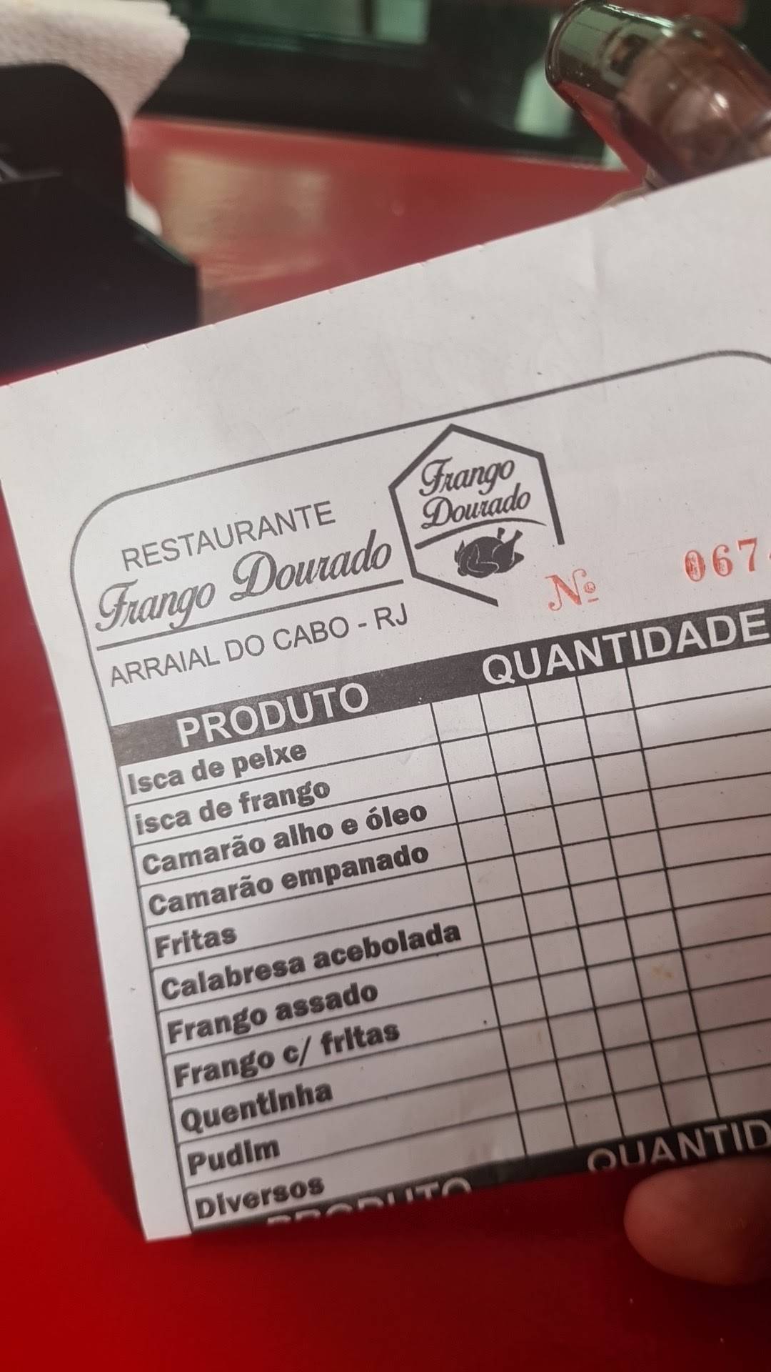 Restaurante Self Service em Arraial do Cabo Frango Dourado cardápio