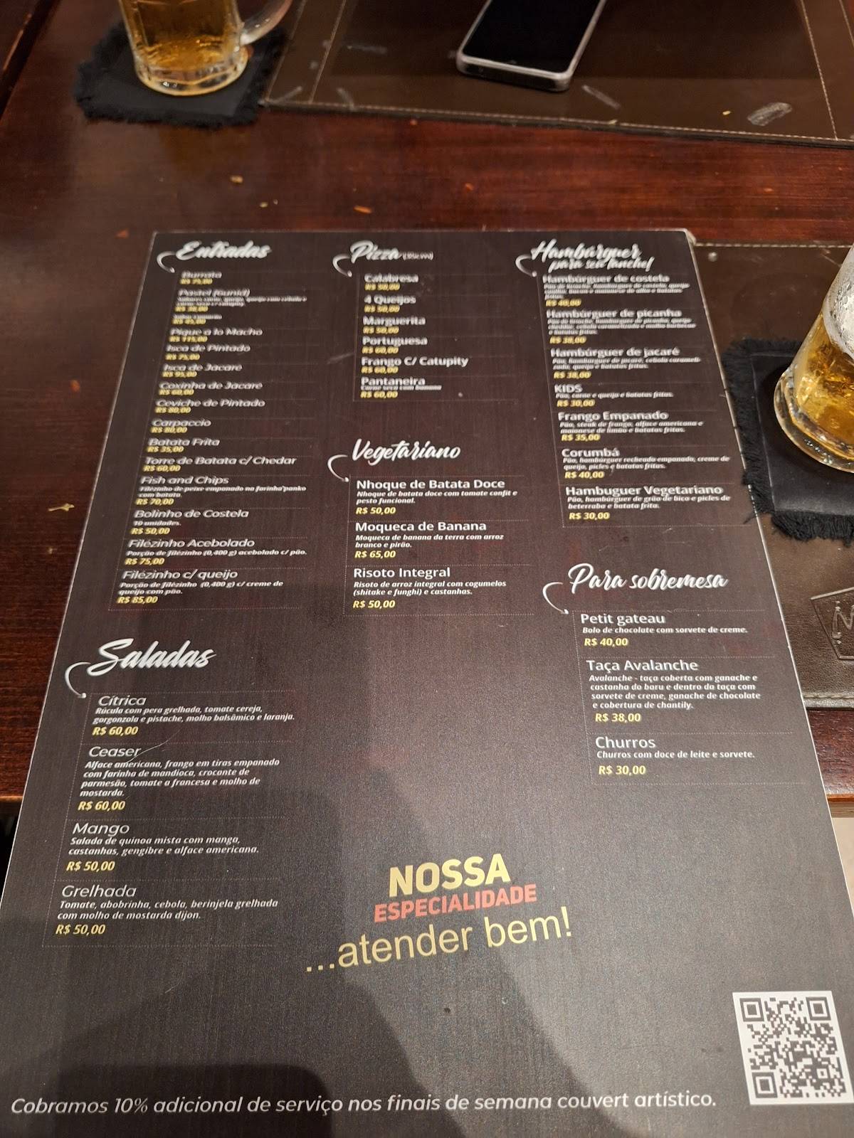 Restaurante Migueis cardápio
