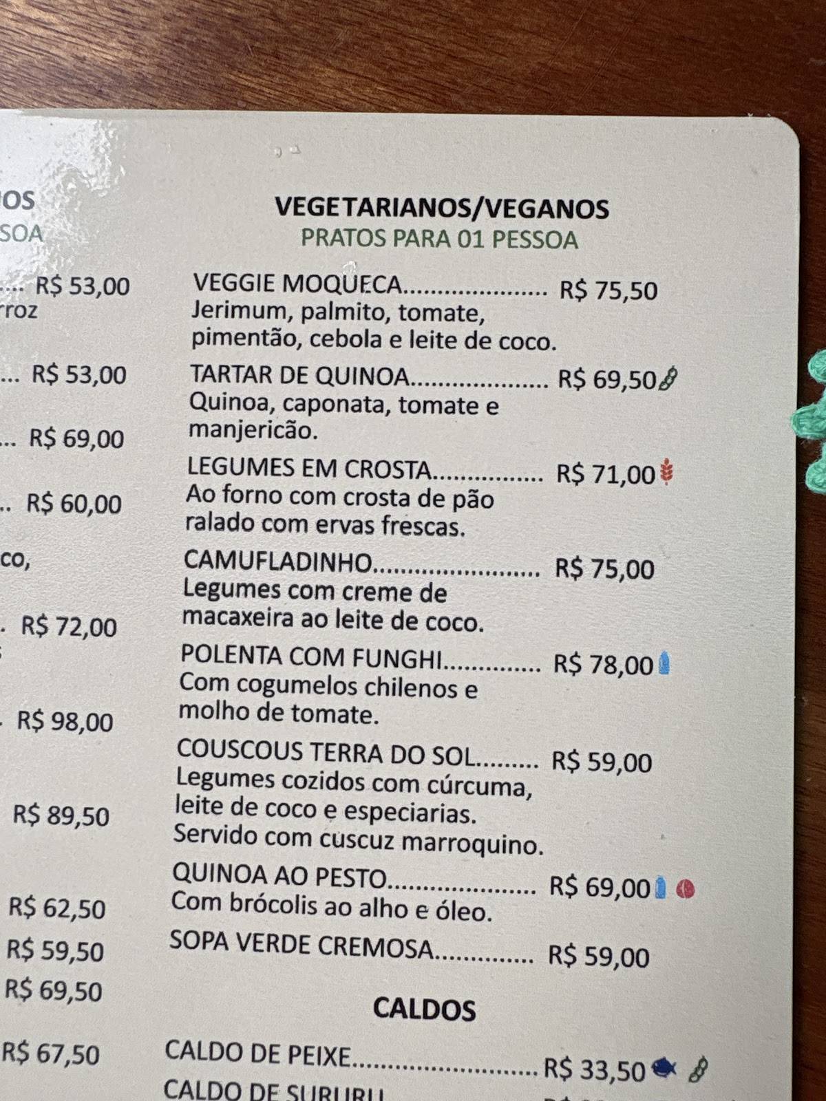 Restaurante Pimenta Verde Jericoacoara Ceará cardápio
