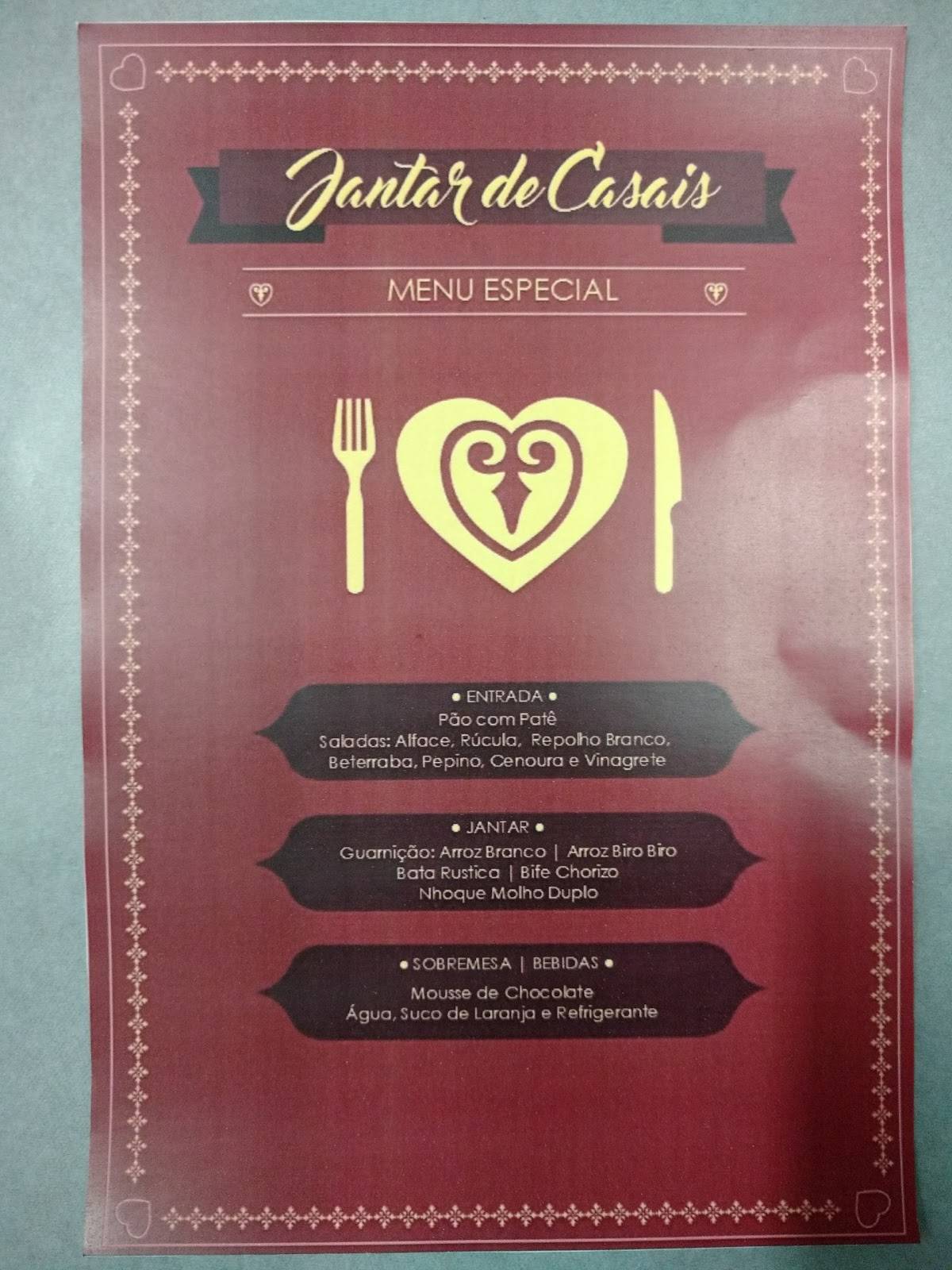 Restaurante Taunay cardápio