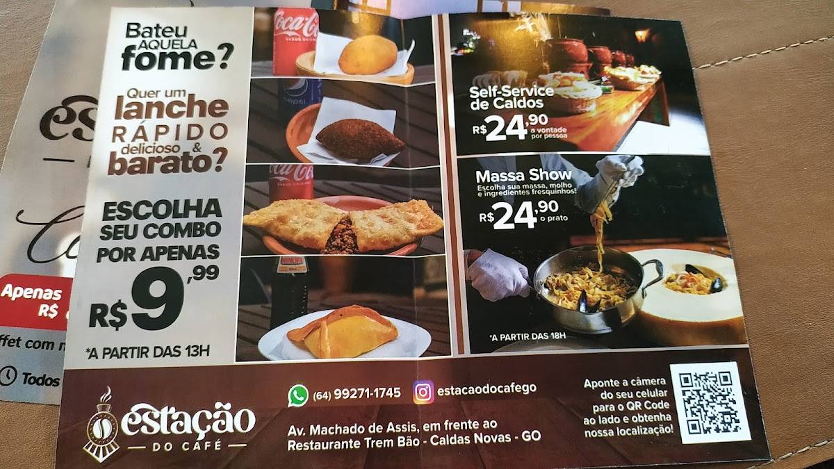 Restaurante Trem Bão cardápio