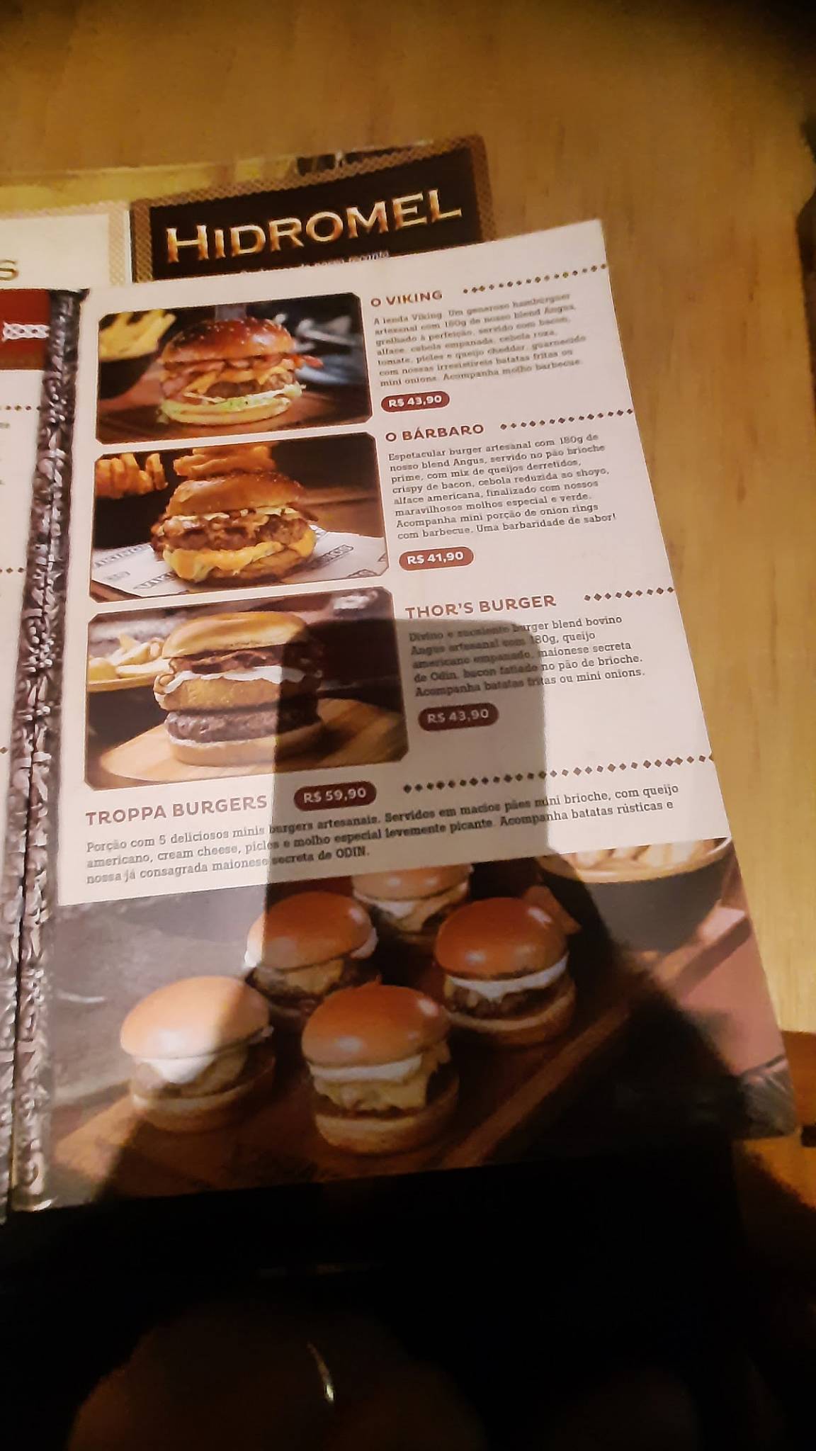 Vikings Steak & Sandwiches - Nova América cardápio