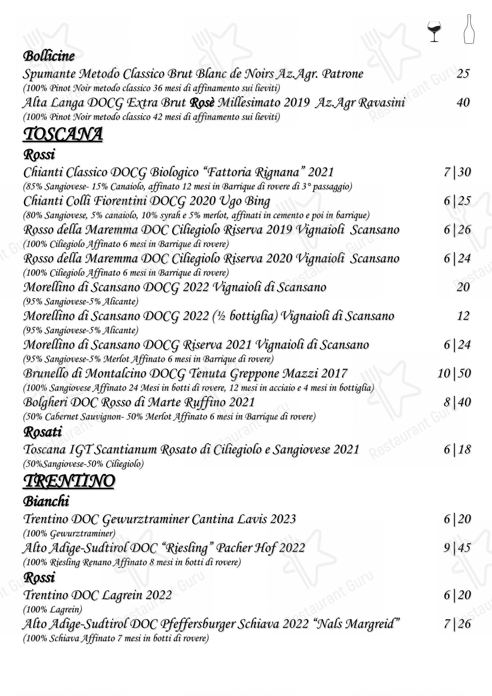 菜单 per 27sapori cucina & vino in Genova
