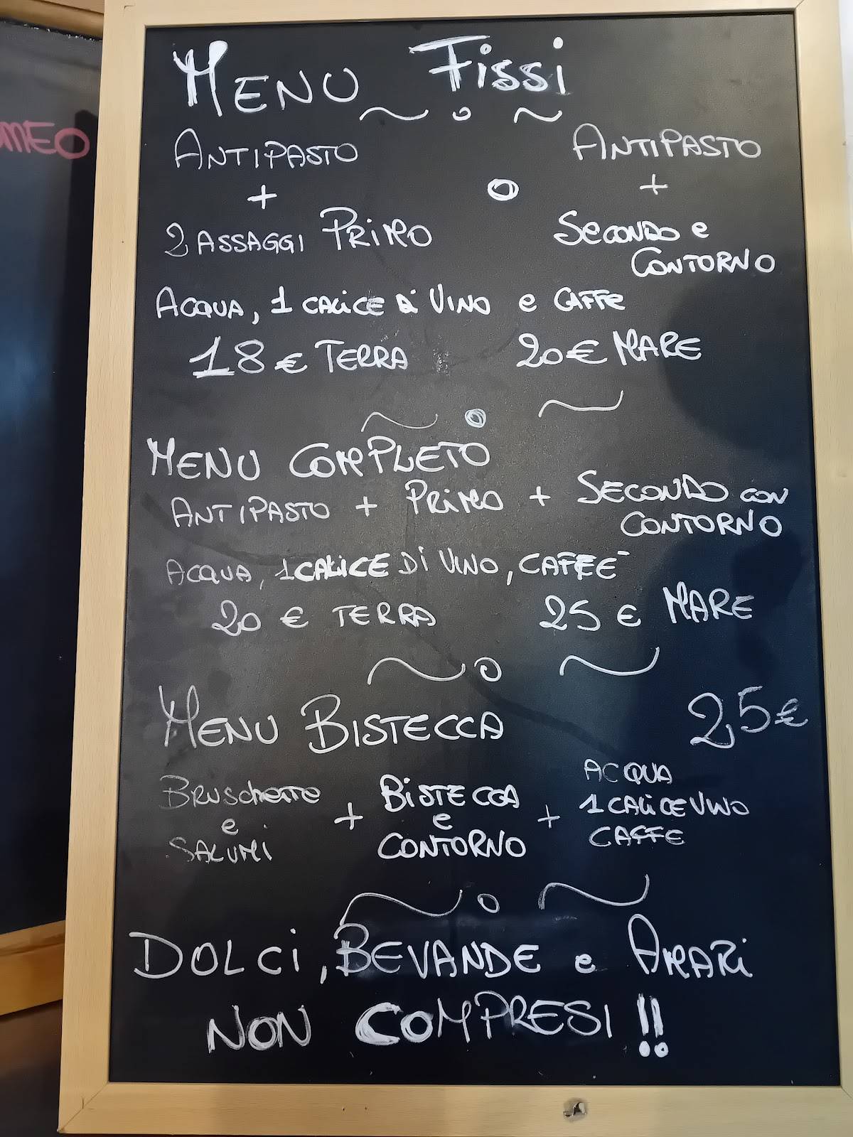 Menu di Ristorante Al Circolo 