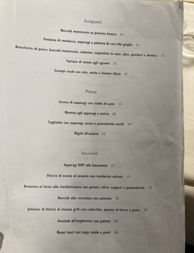 Menu di Ristorante Birraria Ottone 