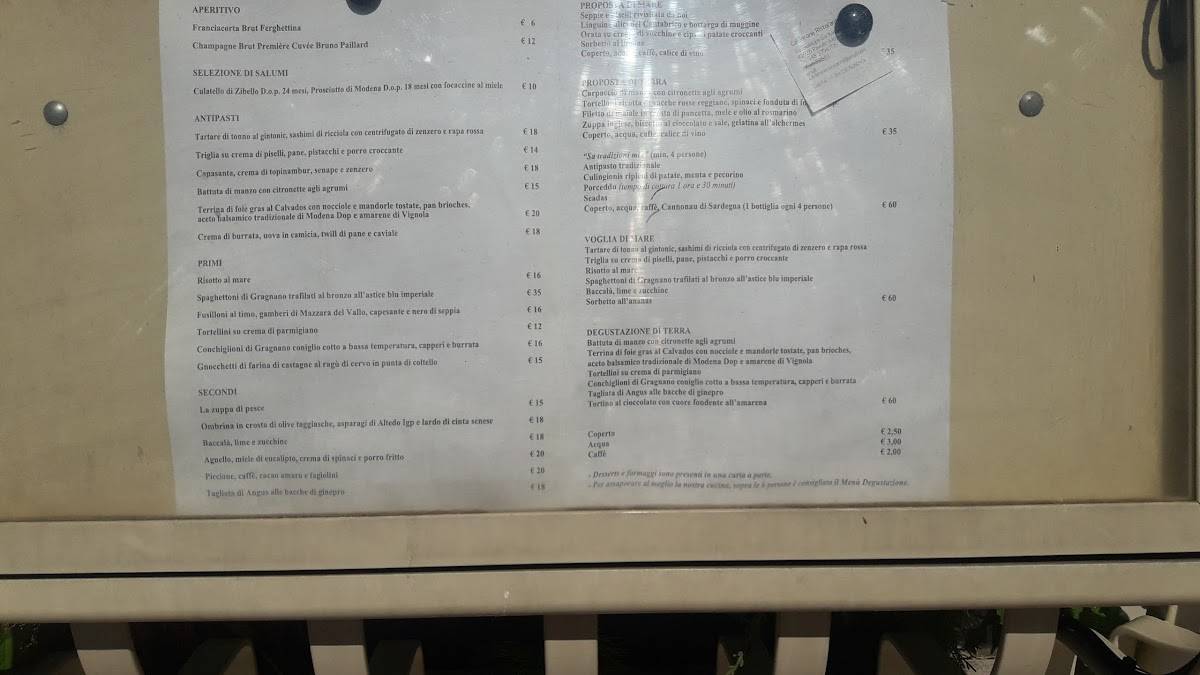 Menu di Ristorante Calderone 