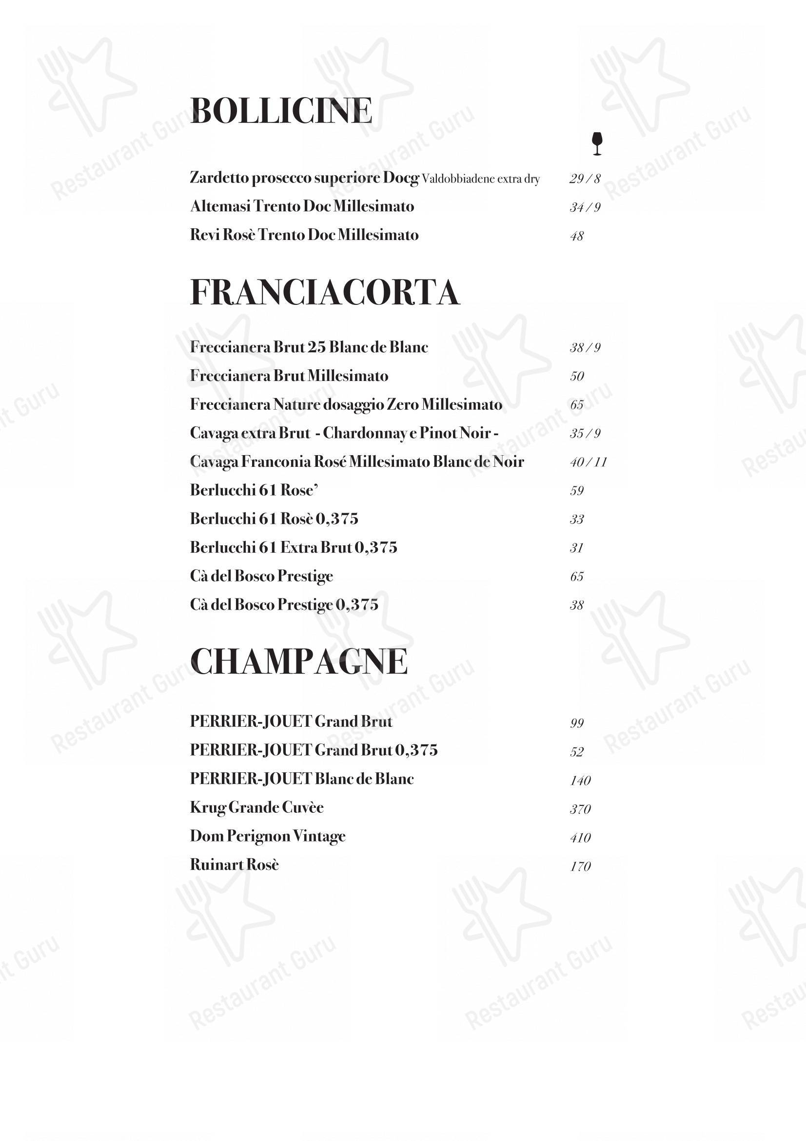 Ristorante Canasta Riccione in Riccione - Menu bar