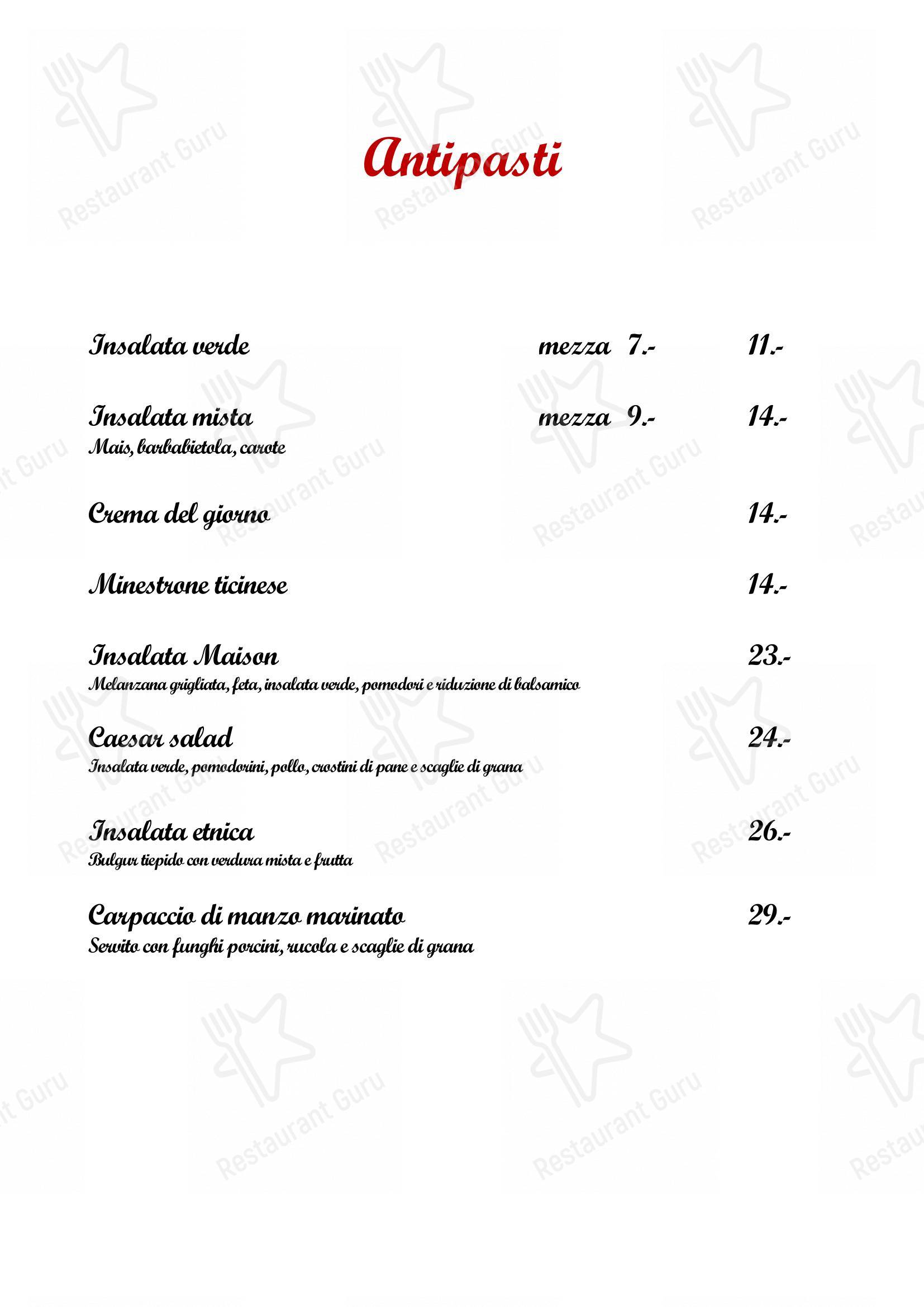 Menu bar per Ristorante Casa del Popolo ristorante