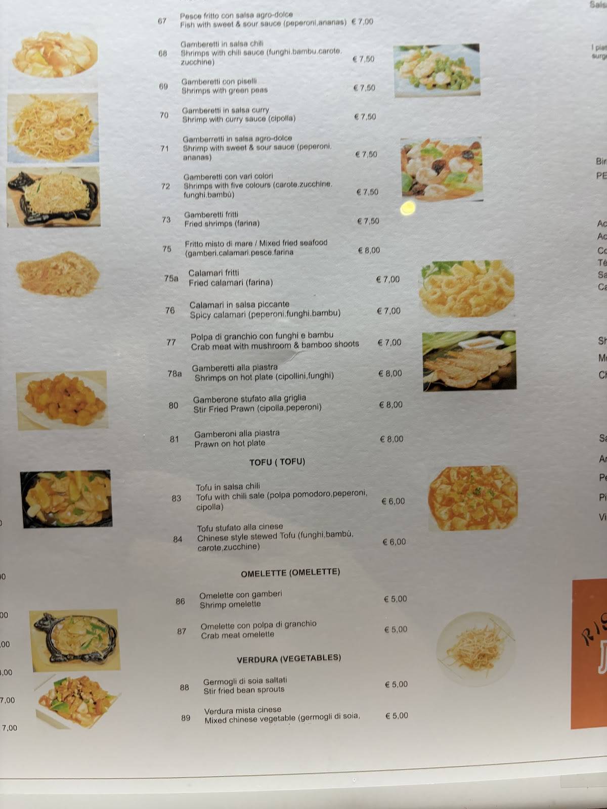 Menu de Ristorante Cinese Jing Yuan