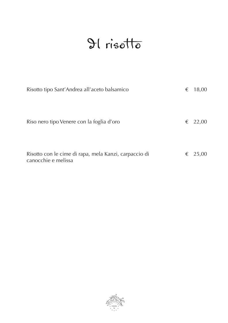 Menu di Ristorante Europa 92 Ristorante Pavarotti 