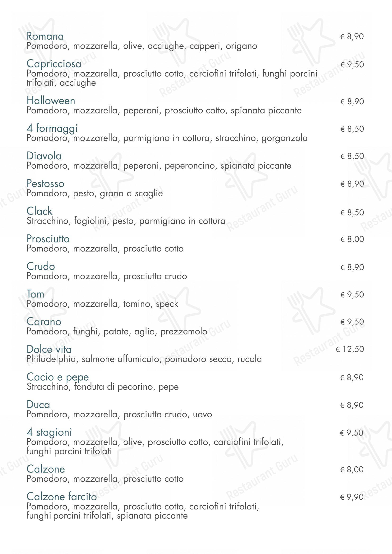 Menu di Ristorante Halloween - Menu