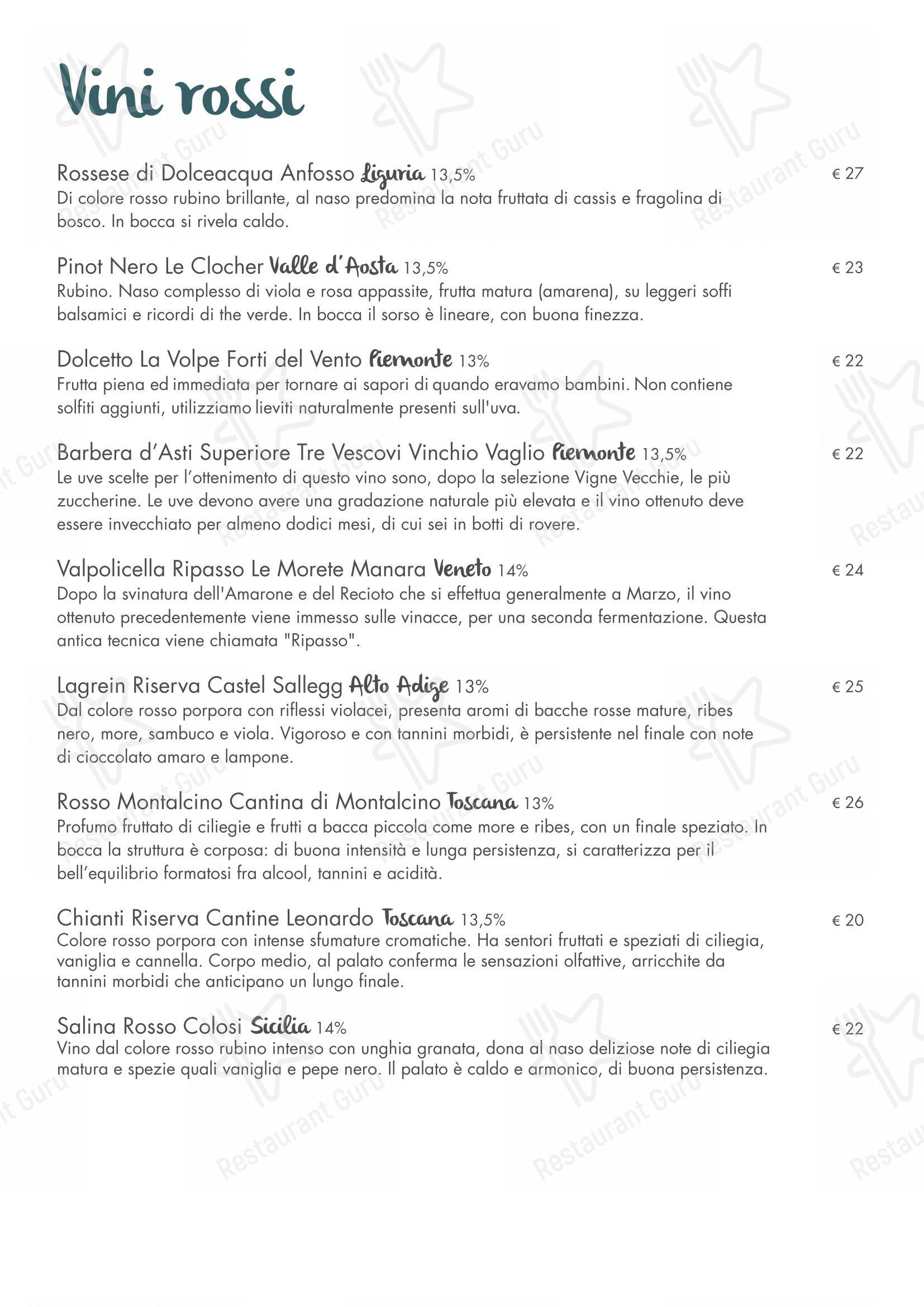 菜单 per Ristorante Halloween pizzeria