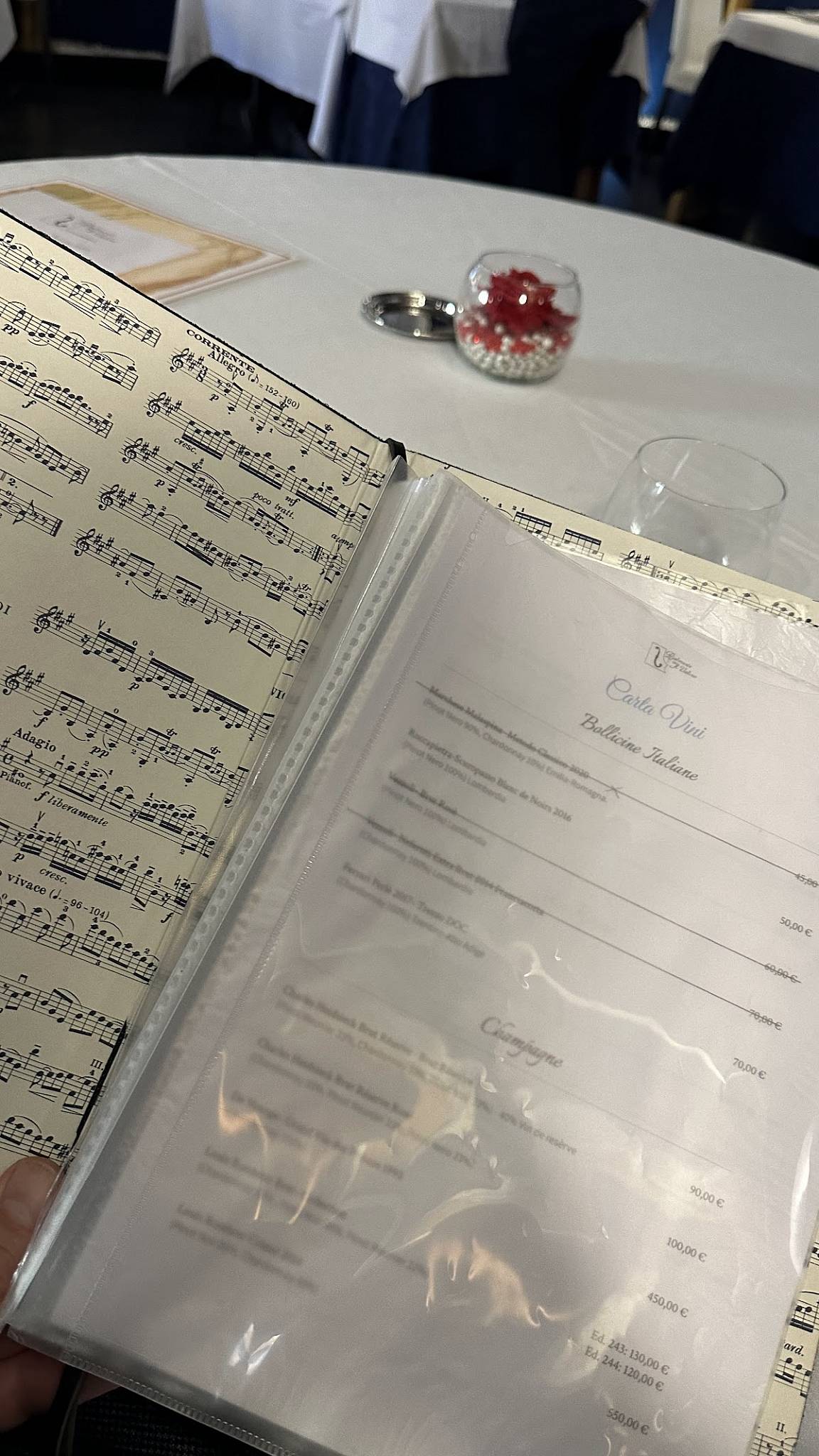 Menu di Ristorante Il Violino 