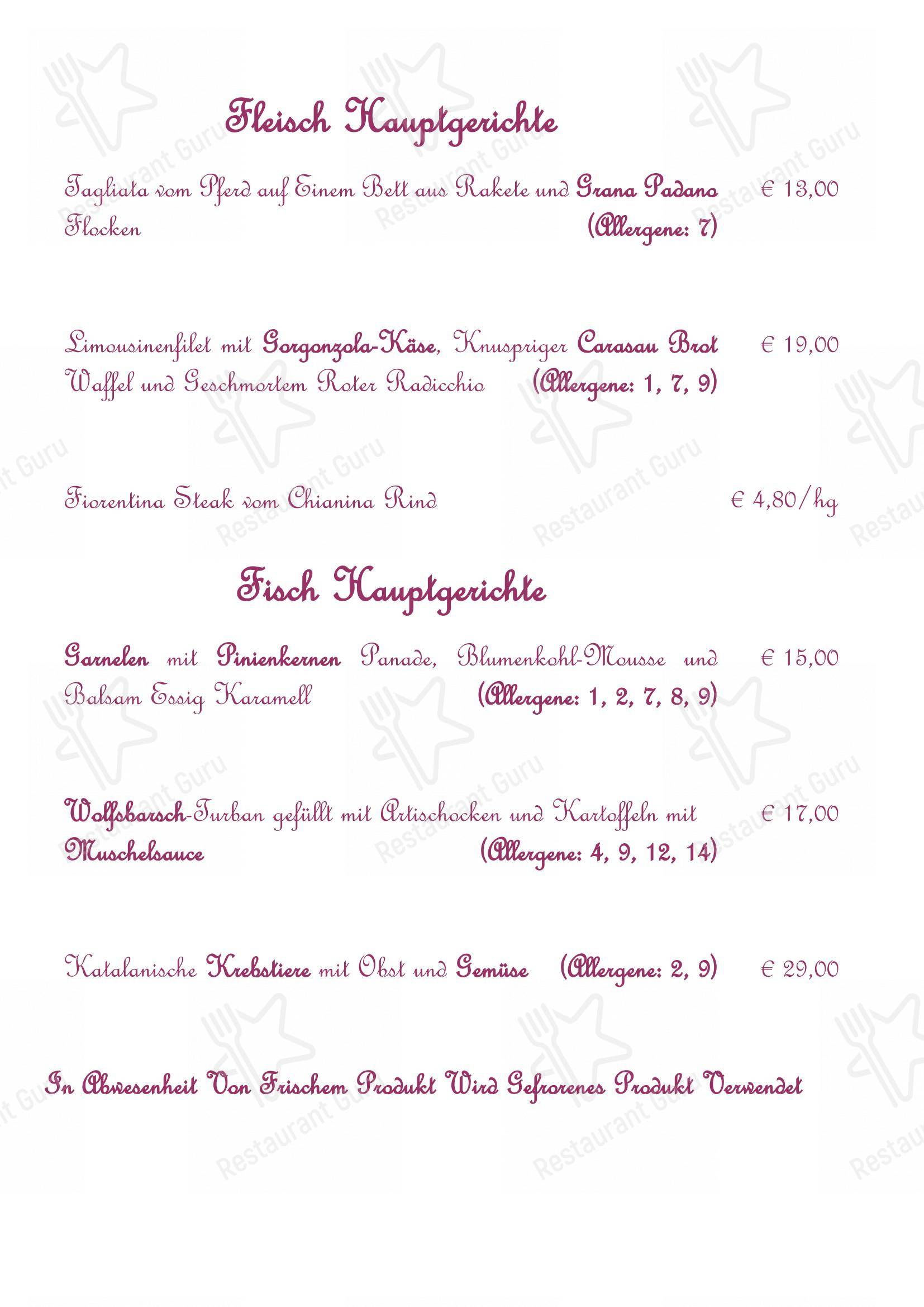 菜单 per Ristorante L'Antica Rocca in Orzinuovi