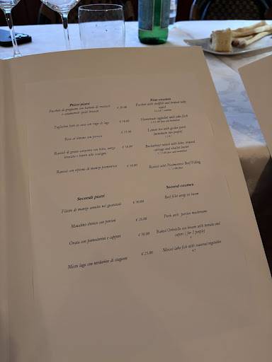 Menu di Ristorante La Breva 