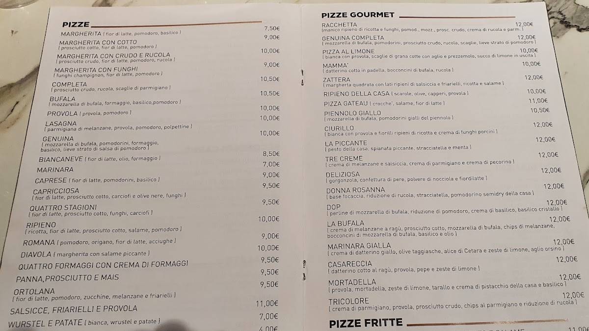 Menu di Pino 