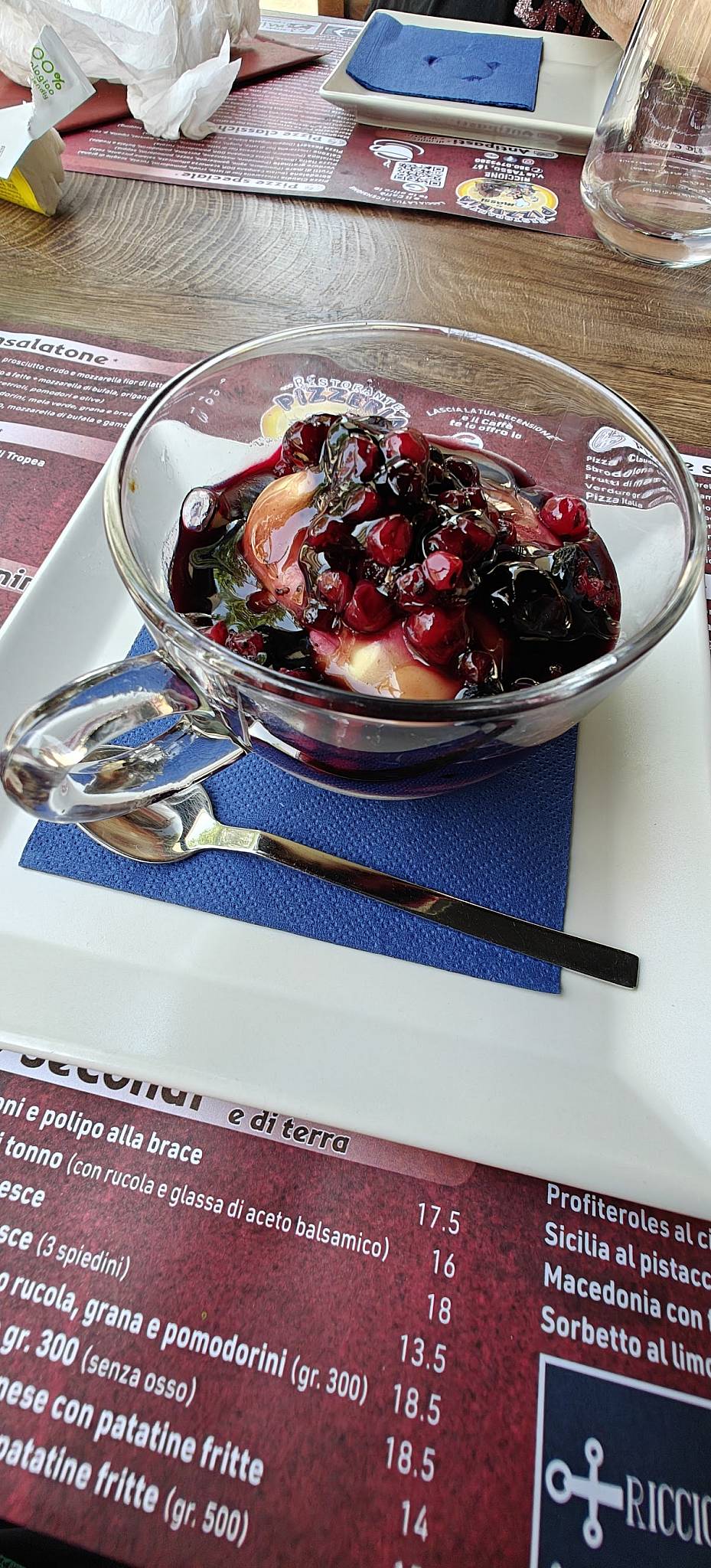 Menu di Ristorante Pizzeria da Massi e Claudia 