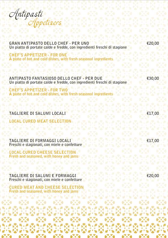 Menu di Ristorante Soul Kitchen 