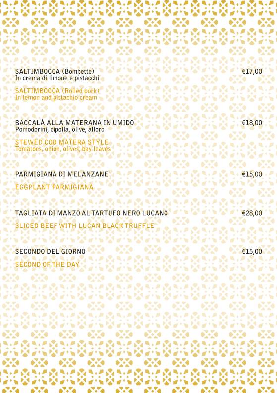Menu di Ristorante Soul Kitchen 