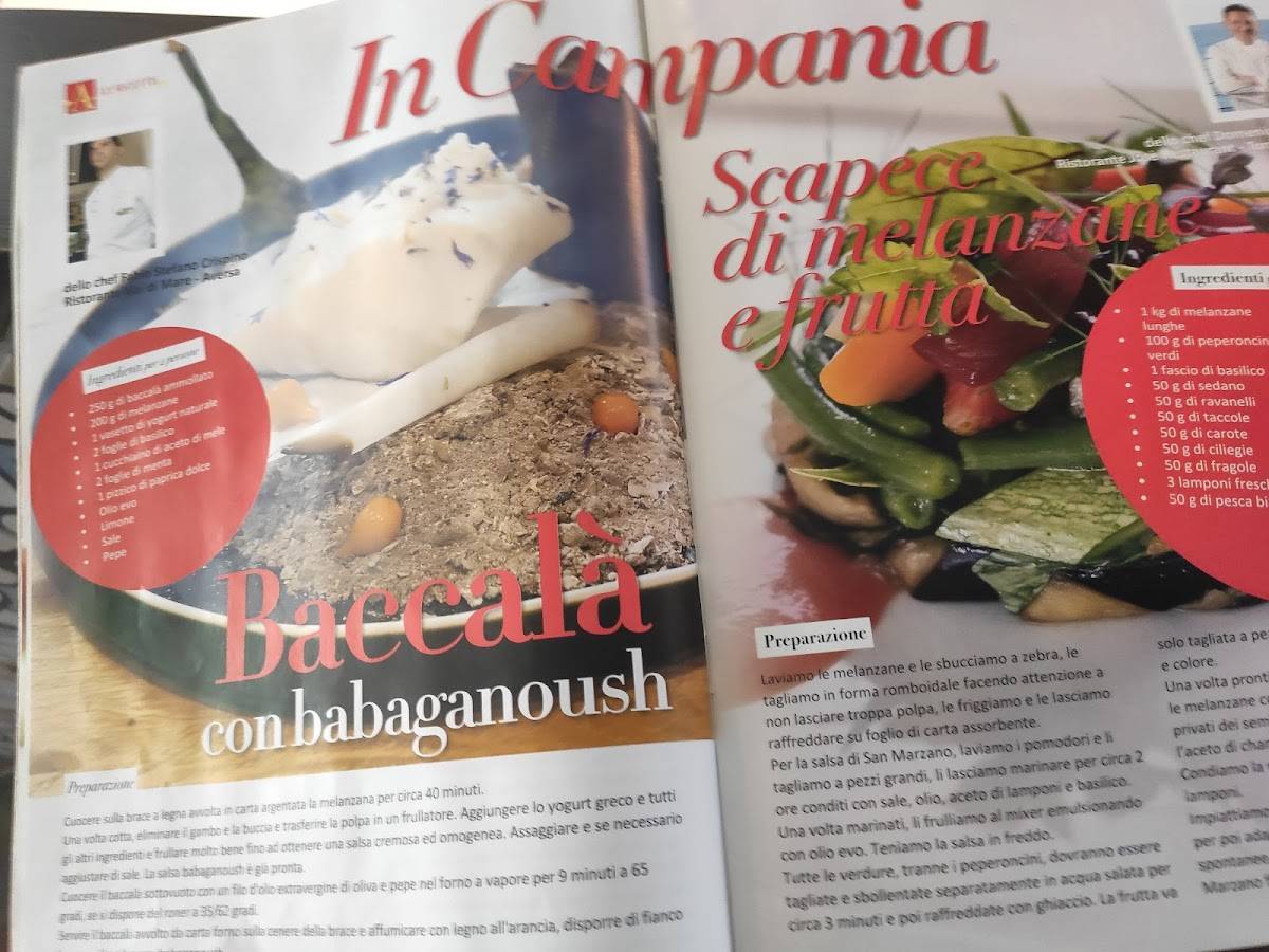 Menu di Ristorante Vizi di Mare 