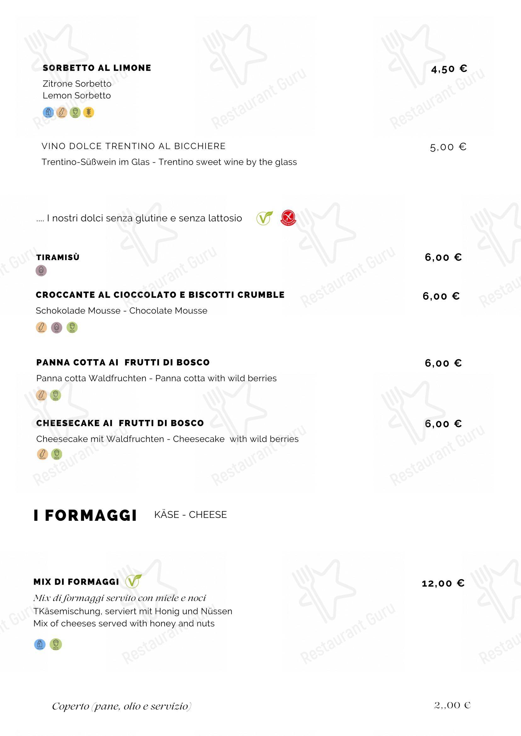 Ristorante alla Lega in Arco - Menu